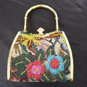 NWOT Butler & Wilson Beaded Clutch Purse